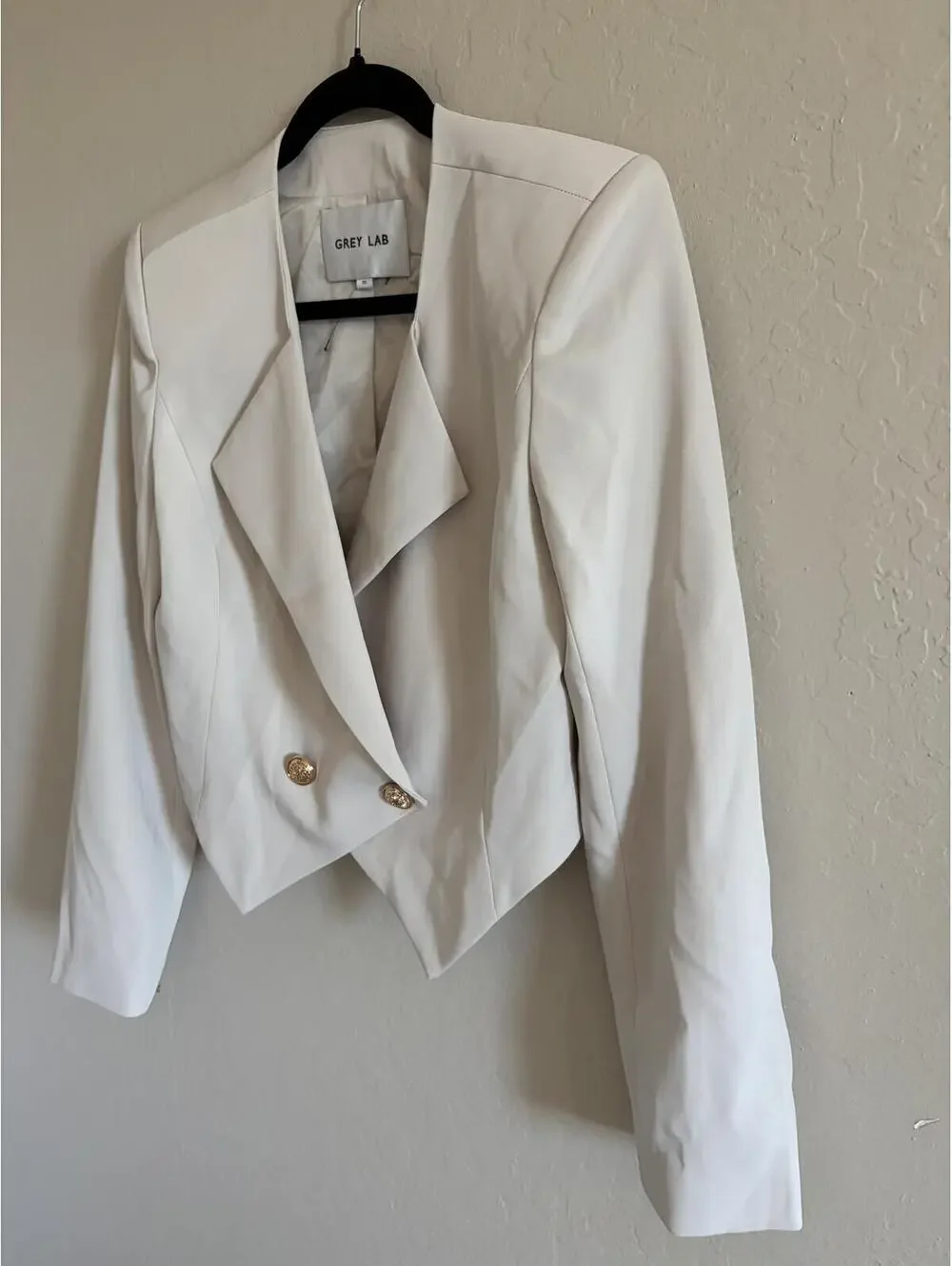 Grey Lab Cropped Blazer